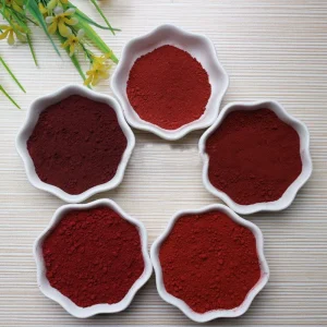 Iron Oxide Red S130 Color Asphalt Terrazzo Floor Paint Plastic Rubber Red Pigment