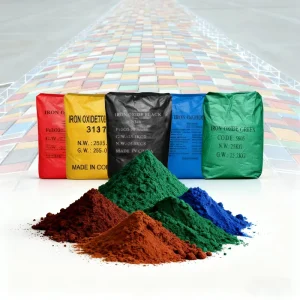 Iron Oxide Red, Yellow and Black Pigments for Bricks, Concrete and Cement