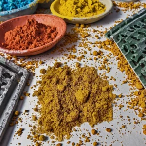 Iron Oxide Yellow Color Brick Coating Floor Paper Making 313 Inorganic Pigment Powder Dyeing Material