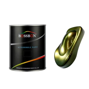 JCL007 Auto Body Chameleon Paint Golden Yellow to Turquoise Yellow Polyurethane Acrylic Car Refinish Paint