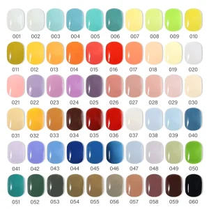 JOUS Custom 60 Colour Collection Professional Nail Gel Polish Hema Free 15ml Very Good UV Private Label French Set