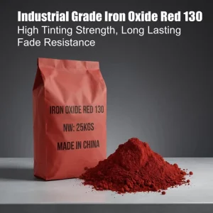 JS Premium Synthetic Iron Oxide Red 130A Inorganic Pigment Powder Industrial Grade for Plastic & Rubber