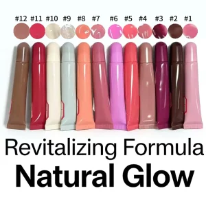 Juicy Shea Butter Lip Balm Tint Lip Gloss with Squeeze Tube