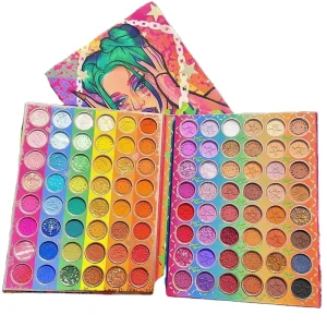 Kevin Co&co Palette Newest Style 96 Colors High Pigment Long Lasting Eyeshadow Sombra De Ojos