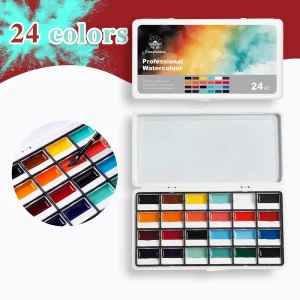 Kids DIY Painting Set 24 Colors for Coloring and Creative Art Projects