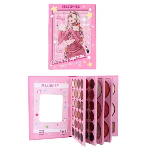 Korena 117 Color Cartoon Girl Beauty Palette Matte Duochrome Sequin Integrated High Pigment Sheglan Makeup Eye Shadows