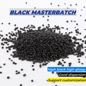 LDPE HDPE PP PET ABS Carrier Black Masterbatch Granules for Plastic Products