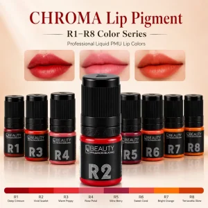 LOVBEAUTY Private Label OEM ODM Professional PMU Lip Pigment Lip Blush Permanent Tattoo Pigment Ink Dark PMU Use