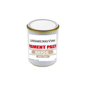 LSY Beige 100% Solid Universal Pigment Paste for Epoxy Polyurea Polyaspartic Floor Coating and Painting 1KG Jar
