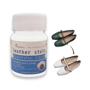 Leather Shoe Dye White Liquid Leather Paint for Shoes and Bags 30ml