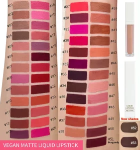 Liquid Lipstick Long Lasting Waterproof Colorful Matte Liquid Lipstick Pigmented Lip Makeup Gift for Woman and Girl