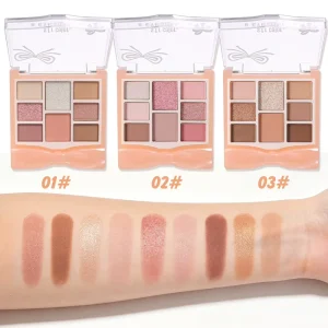 Long Lasting Highly Pigmented Multi Color Eyeshadow Palette Daily Makeup Party Looks Easy Blend Create Charming Eye Styles