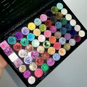 Long Lasting Makeup Shimmer Sparkle Eyeshadow Single Shade Multichrome Chameleon Eyeshadow Palette High Pigment Eyeshadow
