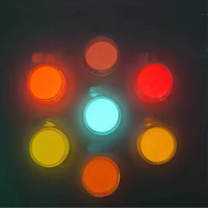 Long Lasting Strontium Aluminate Waterproof Photoluminescent Powder Yellow green Glow in Dark Pigment for Inks Paints