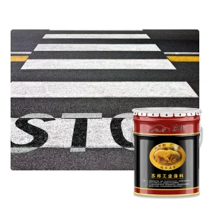 Low Cost Acrylic Single Component Liquid Coating Road Marking Paint High Adhesion Fast Drying Brush Application Temporary
