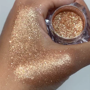 Low MOQ Cosmetic Grade Sparkle Iridescent Effect Color Pigment Diamond Metallic Loose Eyeshadow Pigment Powder