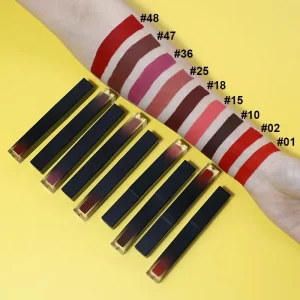 Low Moq Custom Logo 111 Colors Smooth Long Lasting Customize Vegan Nude Liquid Private Label Matte Lipstick