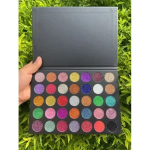 Low Price 35 Color Glitter Eyeshadow Palette Premium Cosmetics Eye Shadow Makeup With Factory Outlet