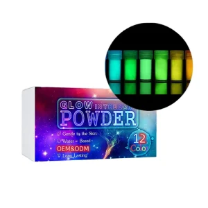 Luminescent Fluorescent Pigment Powder Glow in the Dark Coating Additive for Nighttime Visibility