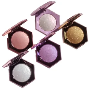 Luminous Glow Highlighter Shimmer Powder Pearlescent Finish Lightweight Non Fallout Professional Artist Illuminating