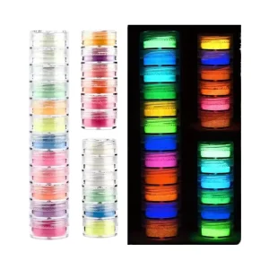 Luminous Titanium Strontium Aluminate Pigment Powder for Epoxy Resin DIY Crafts Leather Theme Parties Coating with Mica 031
