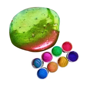 MCESS Low MOQ HyperShift Pearls Pigment Super Colorshifting Chameleon Powder for Slime Watercolors Epoxy Resin Art