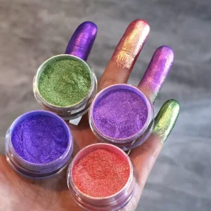 Diamond Pigment Bulk Shimmer Powder Loose Eyeshadow Pigment Glitter for Nail Polish Highlighter Candy Tone Sparkle Cosmetic