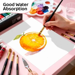 Magical Water Drawing Gouache Toys and Pocket Water Color Bookmark Painting Book with Pigment Shoulder Closure