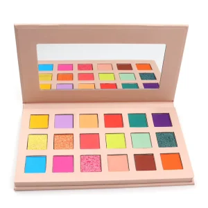 Manufacturer 18 Color Makeup Eyeshadow Palette Matte Dry Eye Shadow Private Label for Ladies OEM Available