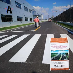 Manufacturer-Supplied Thermoplastic Fluorescent Road Marking Paint