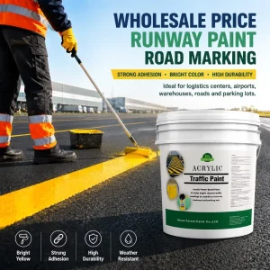 Manufacturer Water-Based High-Solid-Content Liquid Road Marking Paint for Traffic Signage