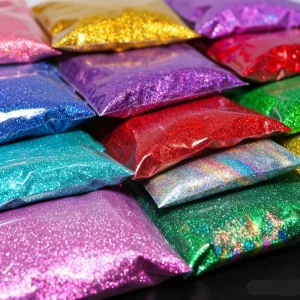 Manufacturers PET Holographic Glitter Powder High Quality Chunky Mixed Glitter Powder