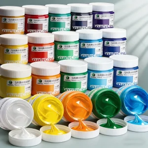 Marie’s 100ml Gouache Jar Set Watercolor Artist Pigment High Coverage Fast Drying Smooth Mixing Canvas Paper Student Art
