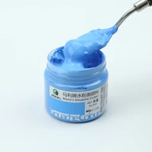 Maries 32 Color Gouache Paint Art Supplies No Toxic for Children Ages 3+ for Painting on Canvas and Paper Loose Packaging