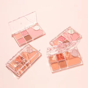 Matte Finishes Shimmer Shades High Pigment Eye Makeup Long Wearing Formula Eyeshadow Powder Blush Palette