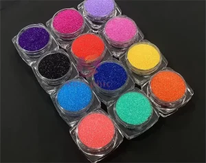Matte Glitter PET Diamond Glitter Powder Polyester Fine Iridescent Craft Glitter for Nail Gel