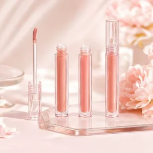 Matte Waterproof Lip Gloss with Custom Logo for Natural Look Lip Gloss Containers Huile Lip Gloss
