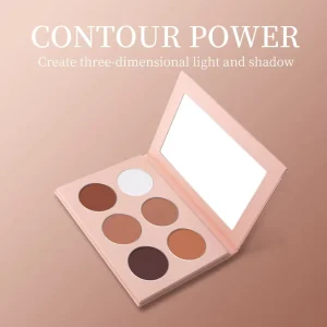 Matte Waterproof Organic Pressed Blush Concealer Highlighter Palette