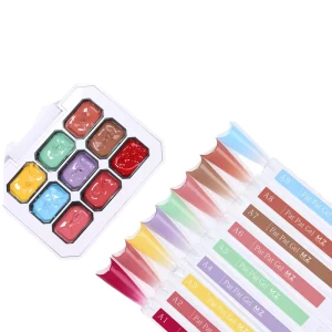 Mazy Nail 14 Series Simple Press Applicant High Pigment Odorless Pastel No Wipe Pat Pat Gel for Nail Beauty Salon