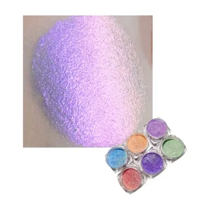 Mcess Cosmetic Grade Multi Chrome Hypershift Nail Color Chameleon Effect Pigment Powder Loose Mica Pigment