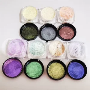 Metallic Glitter Powder Multichrome Chameleon Effect Mica Pearl Eyeshadow Pigment