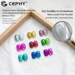 Metallic Glitter & Ultra Fine Chrome Mirror Nail Pigment Powder DIY Manicure Kit Custom Logo OEM Perfect Christmas