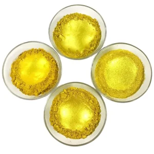 Metallic Gold Pearlescent Pigment Powder for Coating Gold Pearl Pigment for Furniture Wall Paint Epoxy Resin