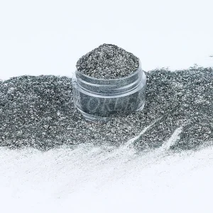 Metallic Gray Silver Luster Pearl Dust Pigment Eyeshadow Diamond Powder