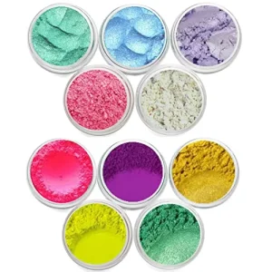 Metallic Luster Pearlescent Pigments for 3D Epoxy Flooring Resin Candle Colors