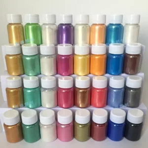 Mica Powder Pigment 58 Colors Non Toxic Safe Natural Epoxy Resin Dye Pigment Powder for DIY Slime Coloring and Soap Dye Making
