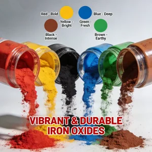 Micro Fine Iron Oxide Red Mesh Matte Pigment for Leather Dyeing Water Based Printing Ink