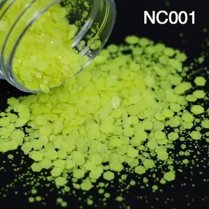 Mixed Size Matte Glitter Fluorescent Neon Chunky Glitter for Resin Crafts Nails Design