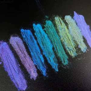 Multi-Chameleon Color-Shift Mica Pearl Pigment Powder for Cosmetics, Automotive Paint, and Printing Inks