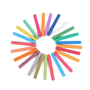 Multi-Color Children’s Erasable Crayon Chalk for Graffiti, Blackboard and Teaching, Dust-Free Water-Soluble